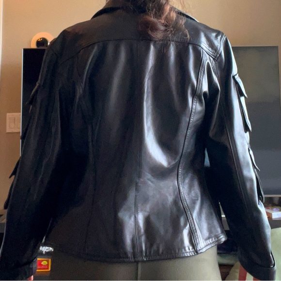 MIKA De Ja Vu - Real Genuine Calfskin Leather Jacket size Medium - Picture 2 of 7